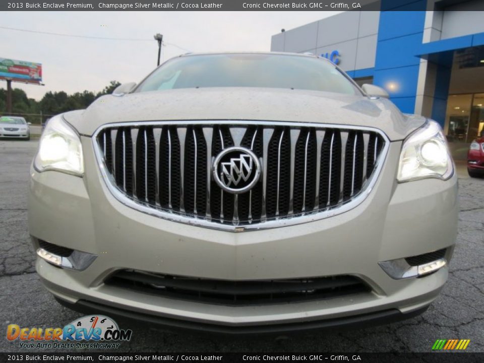 2013 Buick Enclave Premium Champagne Silver Metallic / Cocoa Leather Photo #2