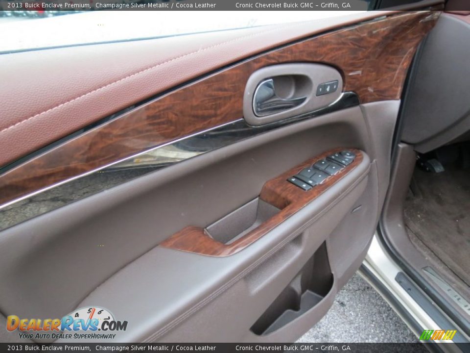 2013 Buick Enclave Premium Champagne Silver Metallic / Cocoa Leather Photo #11