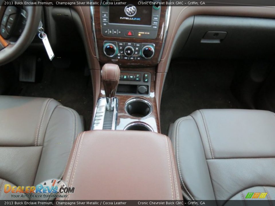 2013 Buick Enclave Premium Champagne Silver Metallic / Cocoa Leather Photo #21