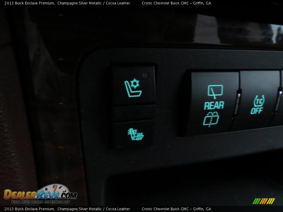2013 Buick Enclave Premium Champagne Silver Metallic / Cocoa Leather Photo #24