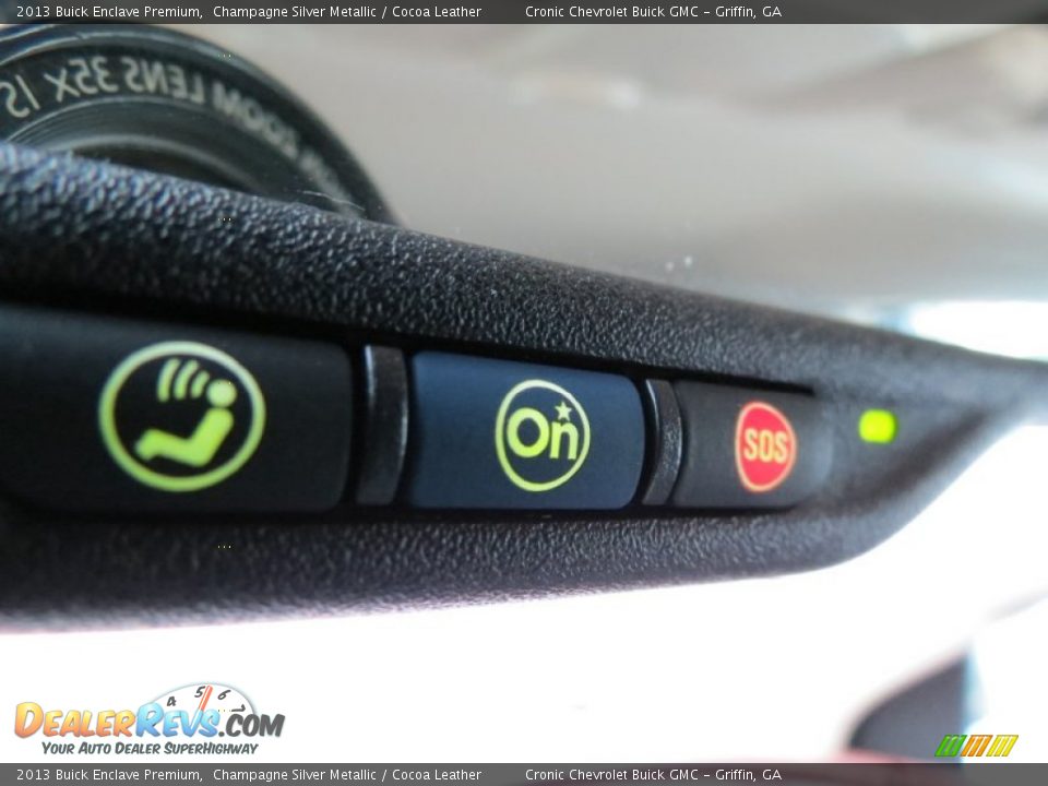 2013 Buick Enclave Premium Champagne Silver Metallic / Cocoa Leather Photo #25