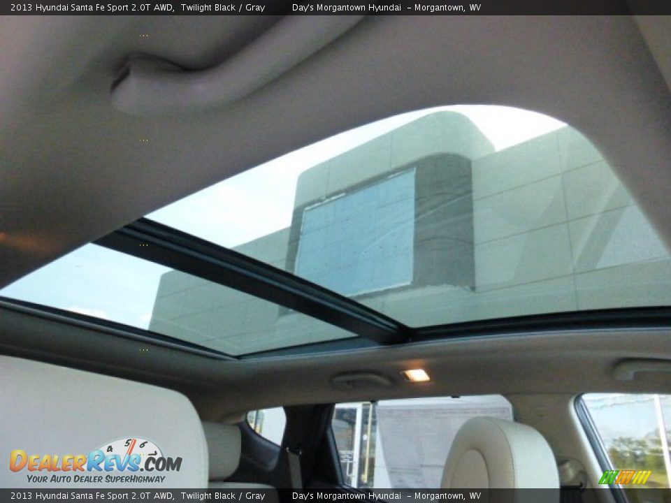 2013 Hyundai Santa Fe Sport 2.0T AWD Twilight Black / Gray Photo #11