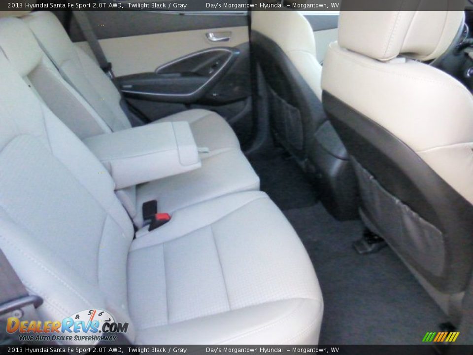 2013 Hyundai Santa Fe Sport 2.0T AWD Twilight Black / Gray Photo #12