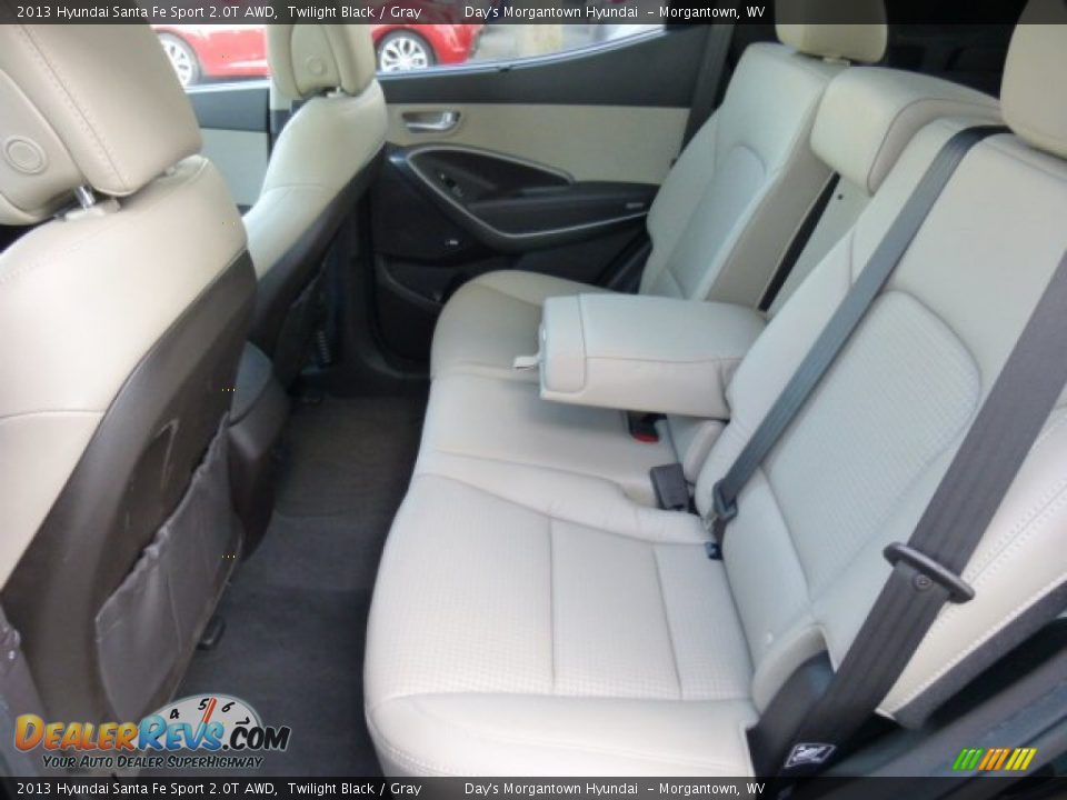 2013 Hyundai Santa Fe Sport 2.0T AWD Twilight Black / Gray Photo #14