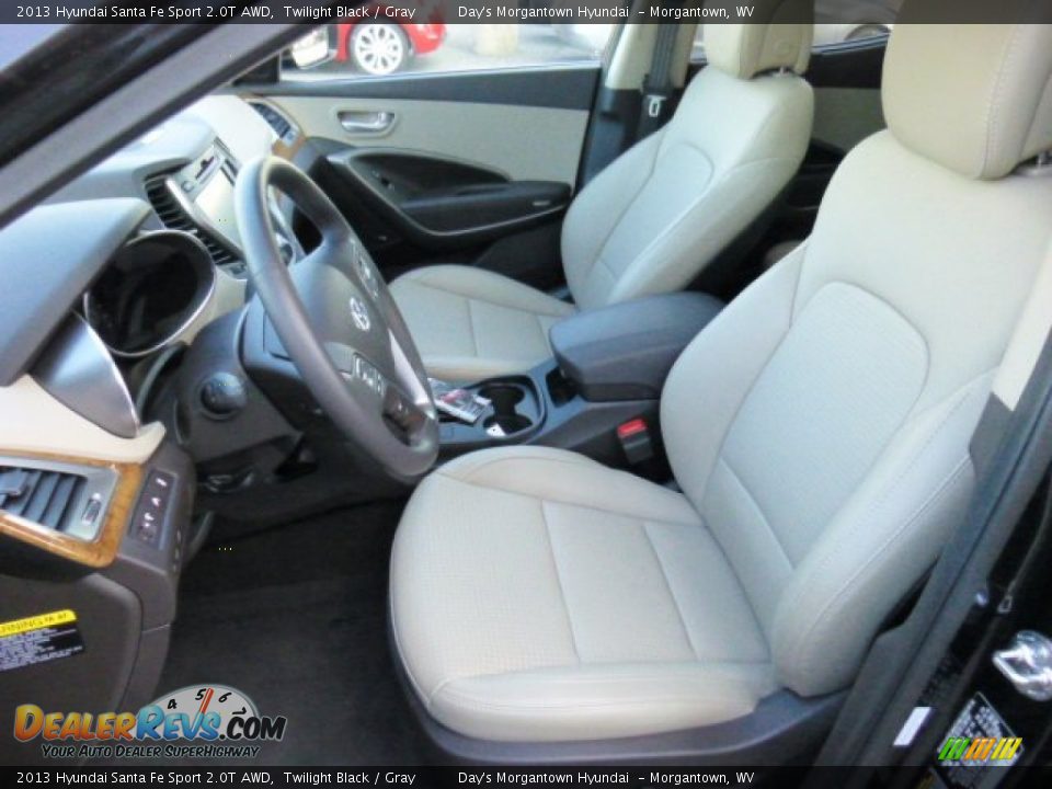 2013 Hyundai Santa Fe Sport 2.0T AWD Twilight Black / Gray Photo #15