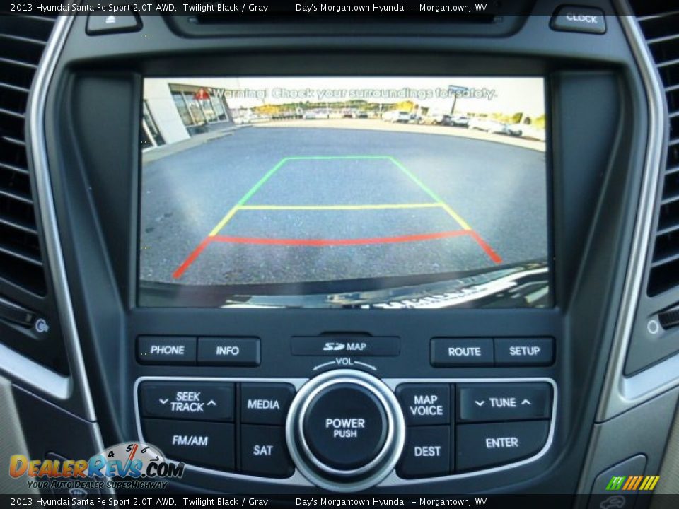 2013 Hyundai Santa Fe Sport 2.0T AWD Twilight Black / Gray Photo #18