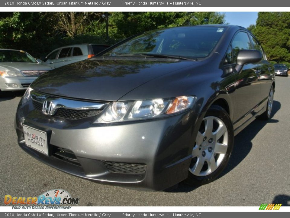 2010 Honda Civic LX Sedan Urban Titanium Metallic / Gray Photo #1