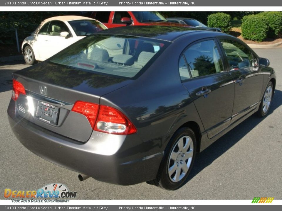 2010 Honda Civic LX Sedan Urban Titanium Metallic / Gray Photo #5
