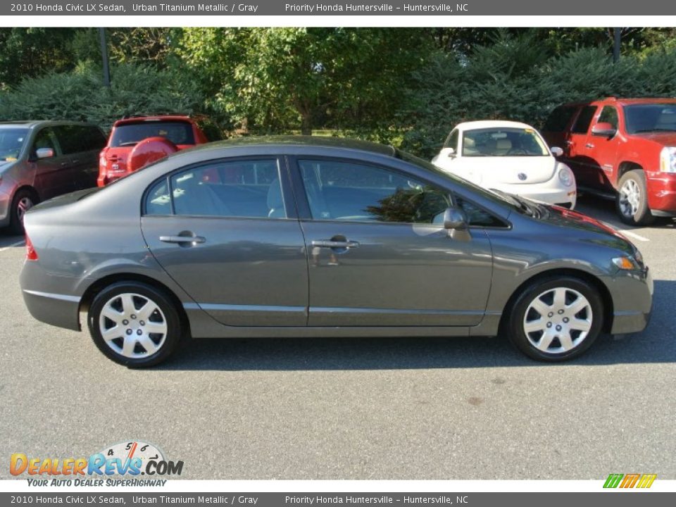 2010 Honda Civic LX Sedan Urban Titanium Metallic / Gray Photo #6