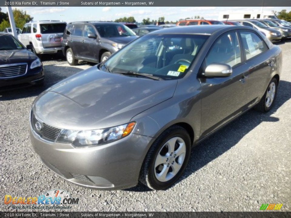 2010 Kia Forte EX Titanium / Stone Photo #2