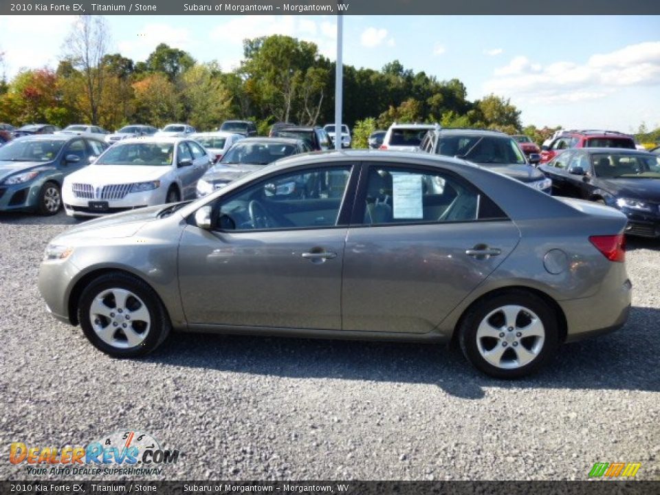 2010 Kia Forte EX Titanium / Stone Photo #3