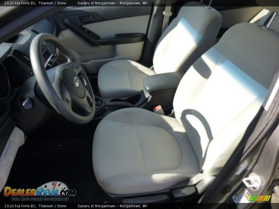 2010 Kia Forte EX Titanium / Stone Photo #7