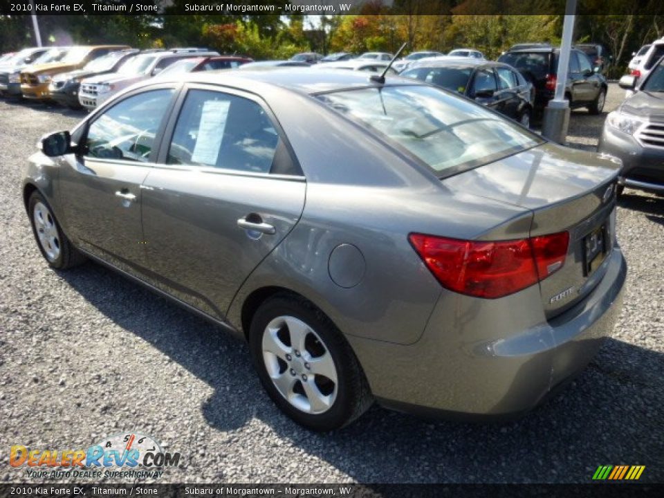 2010 Kia Forte EX Titanium / Stone Photo #8