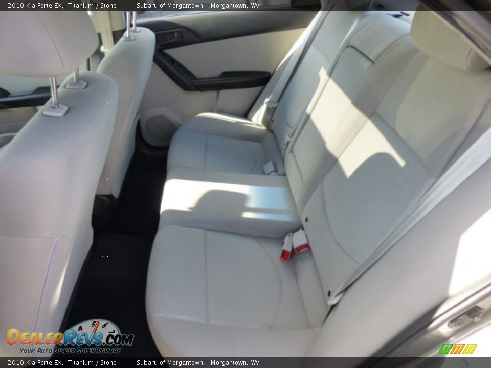 2010 Kia Forte EX Titanium / Stone Photo #13