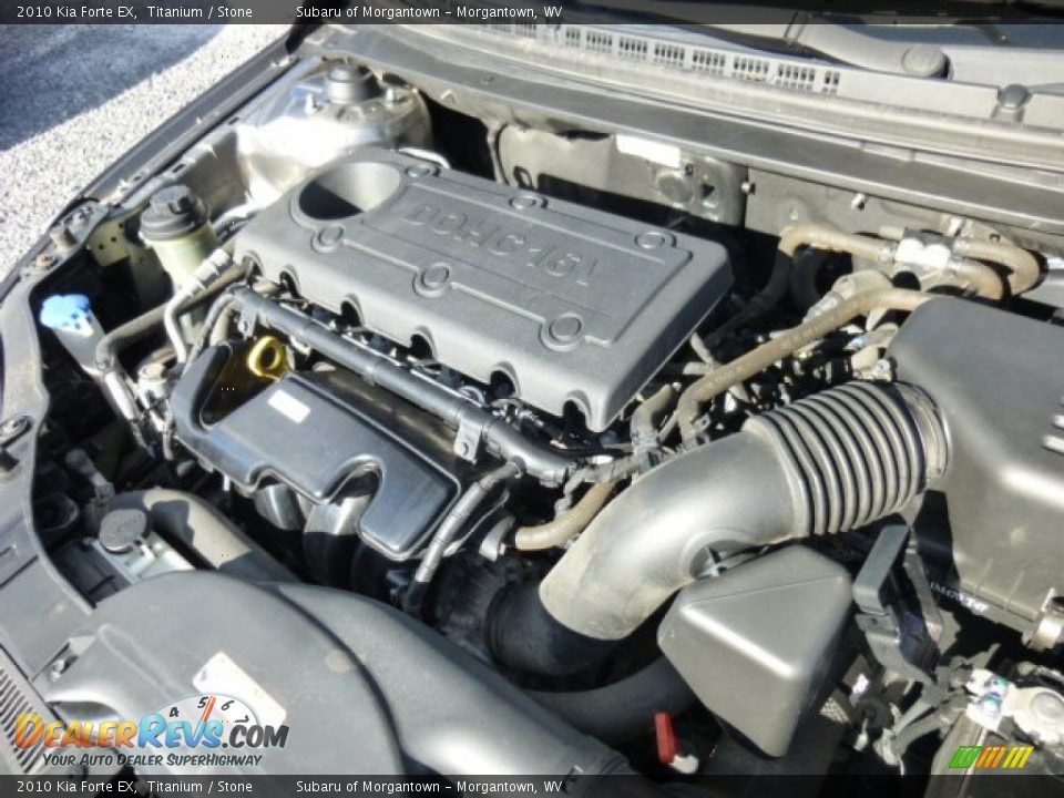2010 Kia Forte EX Titanium / Stone Photo #17