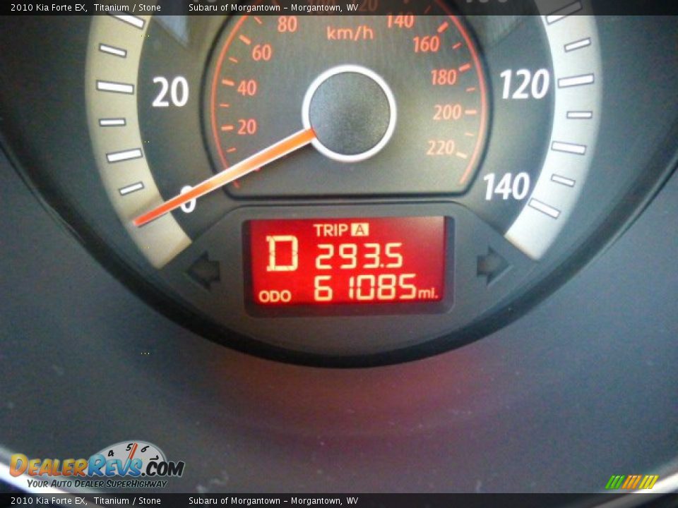 2010 Kia Forte EX Titanium / Stone Photo #20