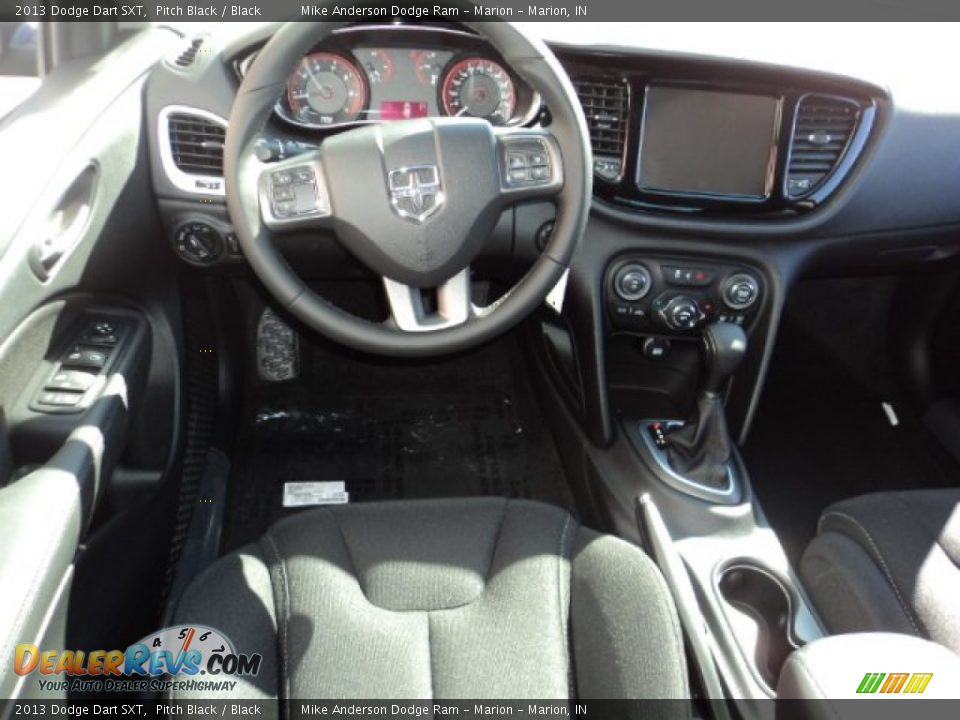 2013 Dodge Dart SXT Pitch Black / Black Photo #4