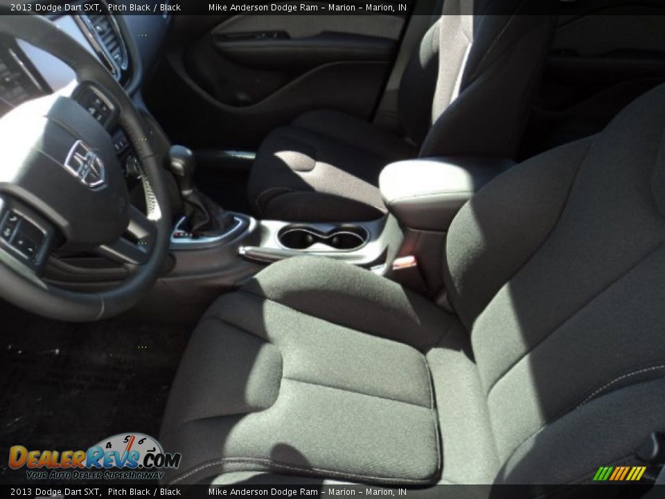 2013 Dodge Dart SXT Pitch Black / Black Photo #5