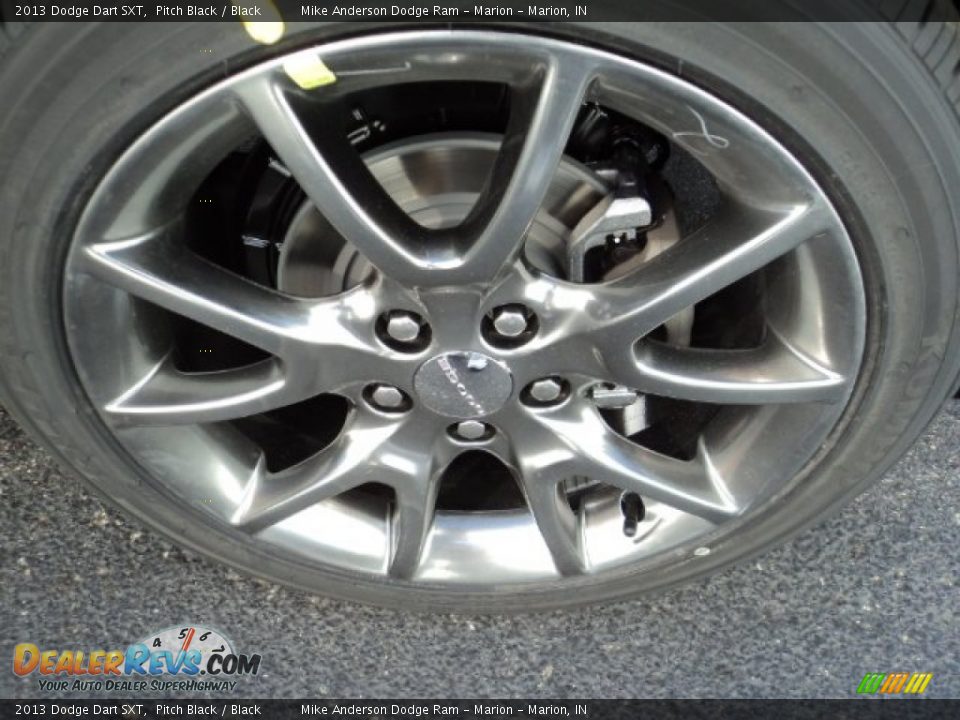 2013 Dodge Dart SXT Pitch Black / Black Photo #10