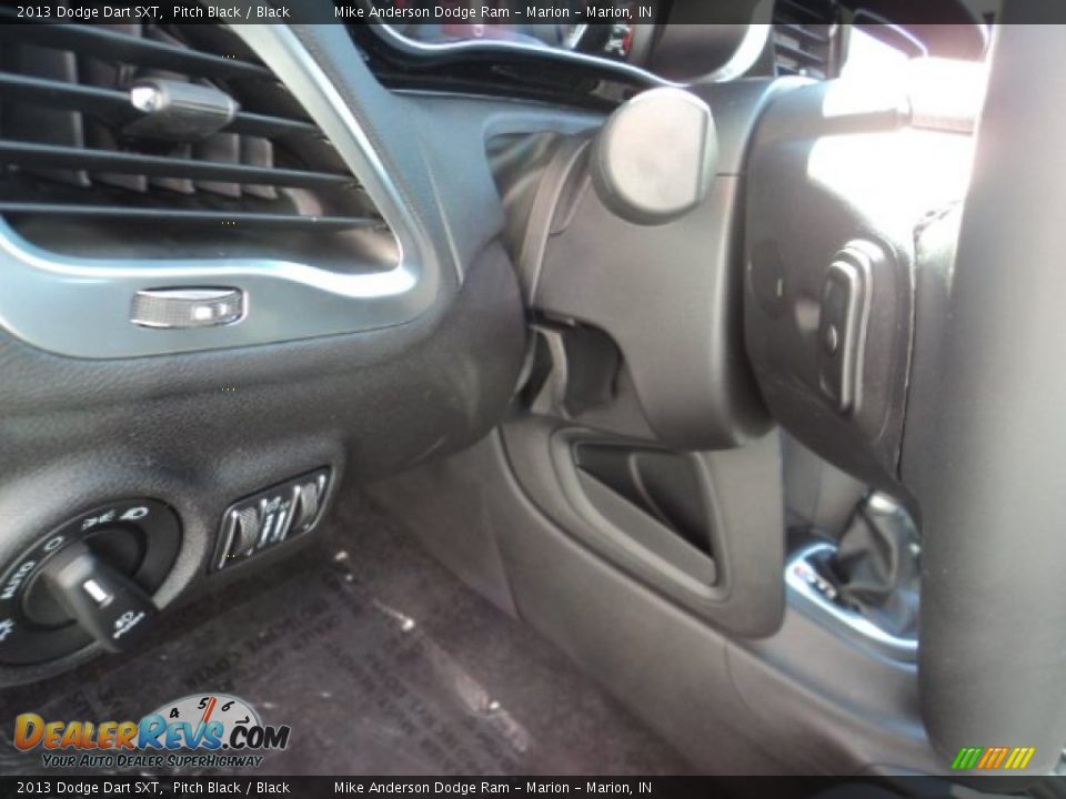 2013 Dodge Dart SXT Pitch Black / Black Photo #12