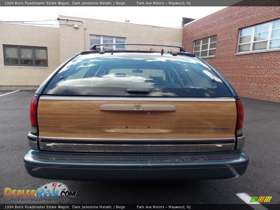 1994 Buick Roadmaster Estate Wagon Dark Jadestone Metallic / Beige Photo #4