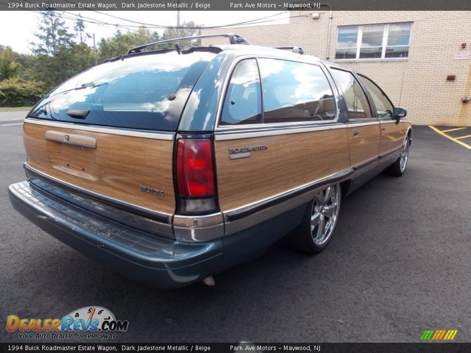 1994 Buick Roadmaster Estate Wagon Dark Jadestone Metallic / Beige Photo #5
