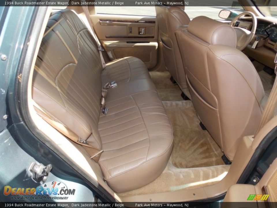 1994 Buick Roadmaster Estate Wagon Dark Jadestone Metallic / Beige Photo #29