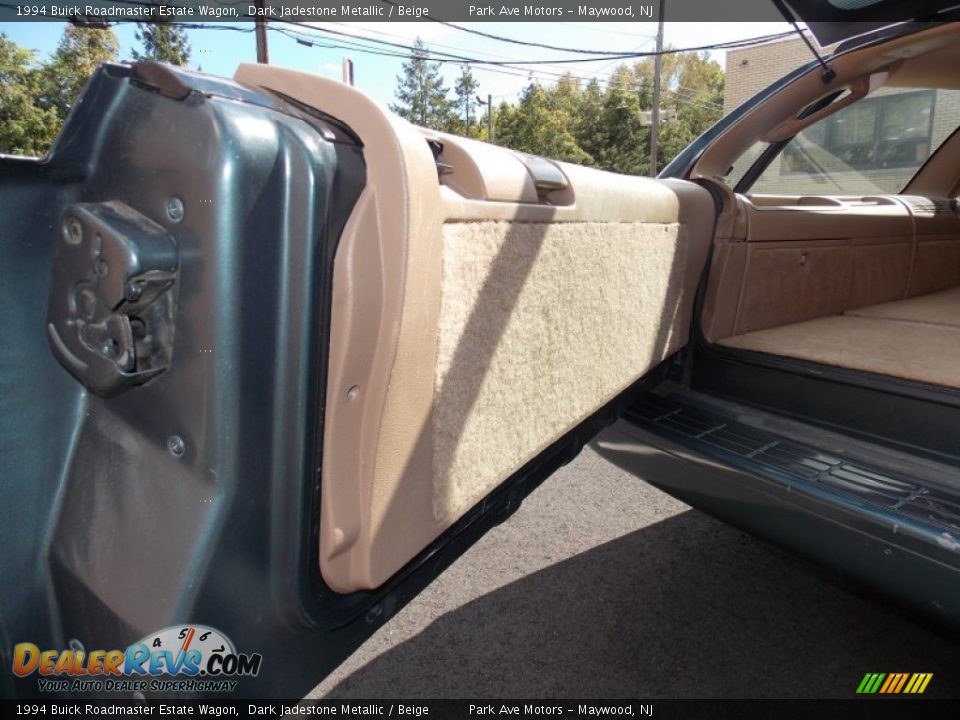 1994 Buick Roadmaster Estate Wagon Dark Jadestone Metallic / Beige Photo #33