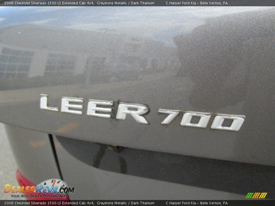 2008 Chevrolet Silverado 1500 LS Extended Cab 4x4 Graystone Metallic / Dark Titanium Photo #12