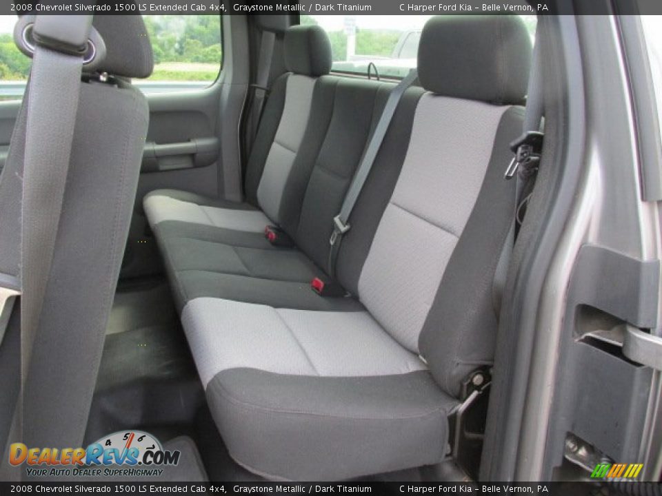 2008 Chevrolet Silverado 1500 LS Extended Cab 4x4 Graystone Metallic / Dark Titanium Photo #16