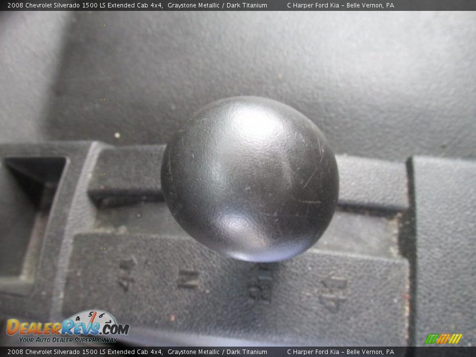 2008 Chevrolet Silverado 1500 LS Extended Cab 4x4 Graystone Metallic / Dark Titanium Photo #17