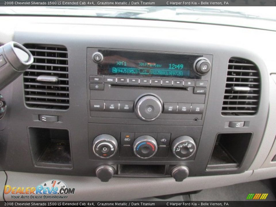 2008 Chevrolet Silverado 1500 LS Extended Cab 4x4 Graystone Metallic / Dark Titanium Photo #19