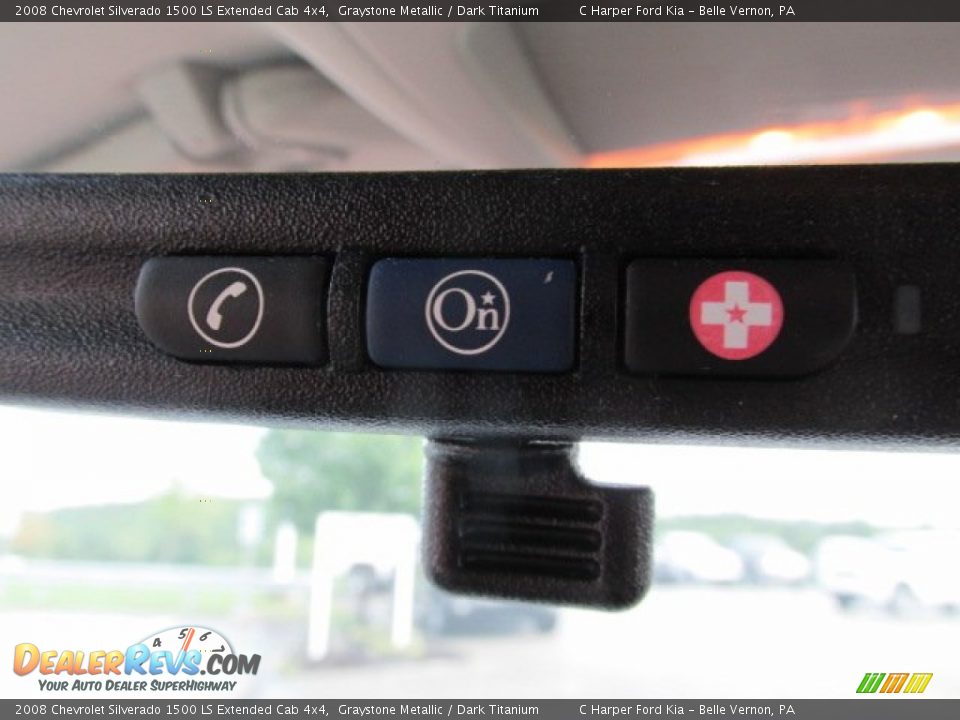 2008 Chevrolet Silverado 1500 LS Extended Cab 4x4 Graystone Metallic / Dark Titanium Photo #21