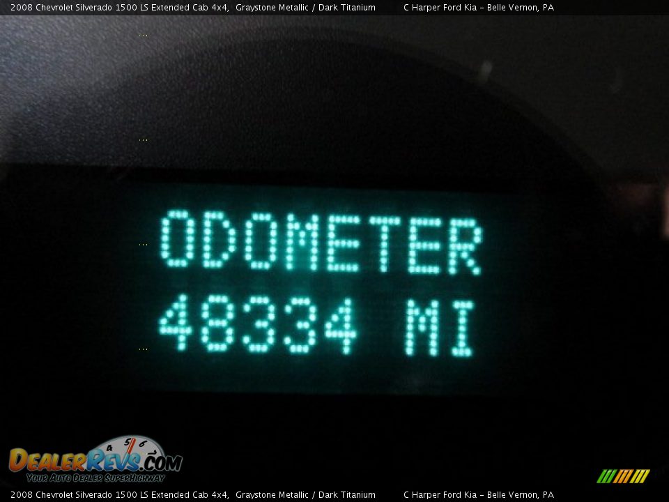2008 Chevrolet Silverado 1500 LS Extended Cab 4x4 Graystone Metallic / Dark Titanium Photo #25