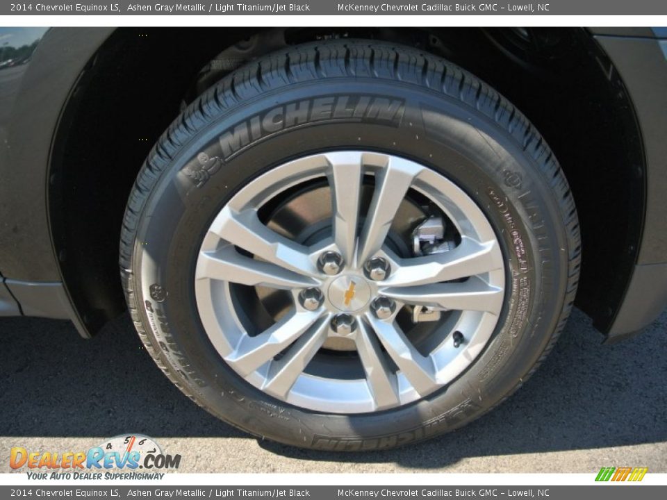 2014 Chevrolet Equinox LS Ashen Gray Metallic / Light Titanium/Jet Black Photo #19