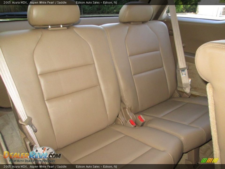 2005 Acura MDX Aspen White Pearl / Saddle Photo #20