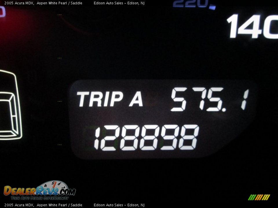 2005 Acura MDX Aspen White Pearl / Saddle Photo #29