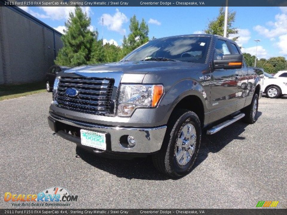 2011 Ford F150 FX4 SuperCab 4x4 Sterling Grey Metallic / Steel Gray Photo #1