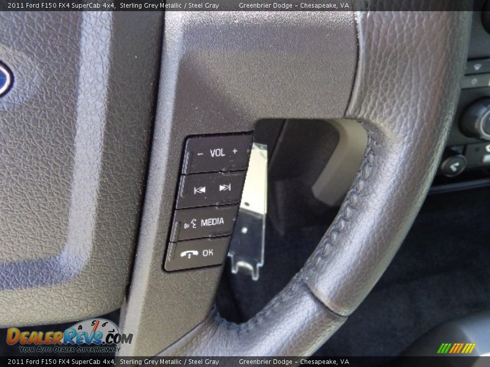 2011 Ford F150 FX4 SuperCab 4x4 Sterling Grey Metallic / Steel Gray Photo #7