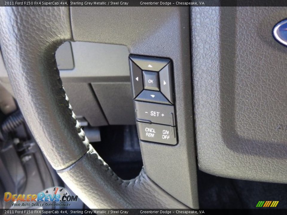 2011 Ford F150 FX4 SuperCab 4x4 Sterling Grey Metallic / Steel Gray Photo #8