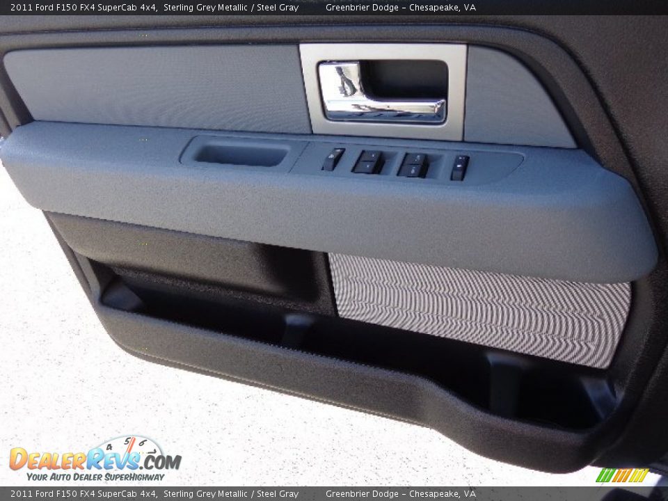 2011 Ford F150 FX4 SuperCab 4x4 Sterling Grey Metallic / Steel Gray Photo #9