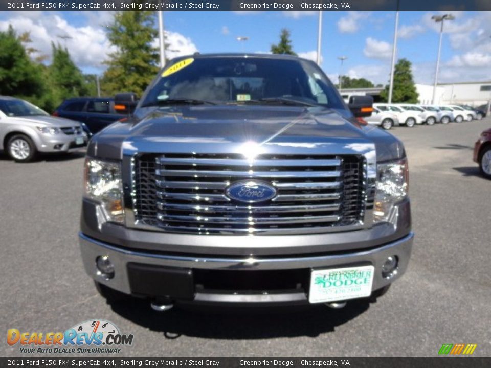 2011 Ford F150 FX4 SuperCab 4x4 Sterling Grey Metallic / Steel Gray Photo #18