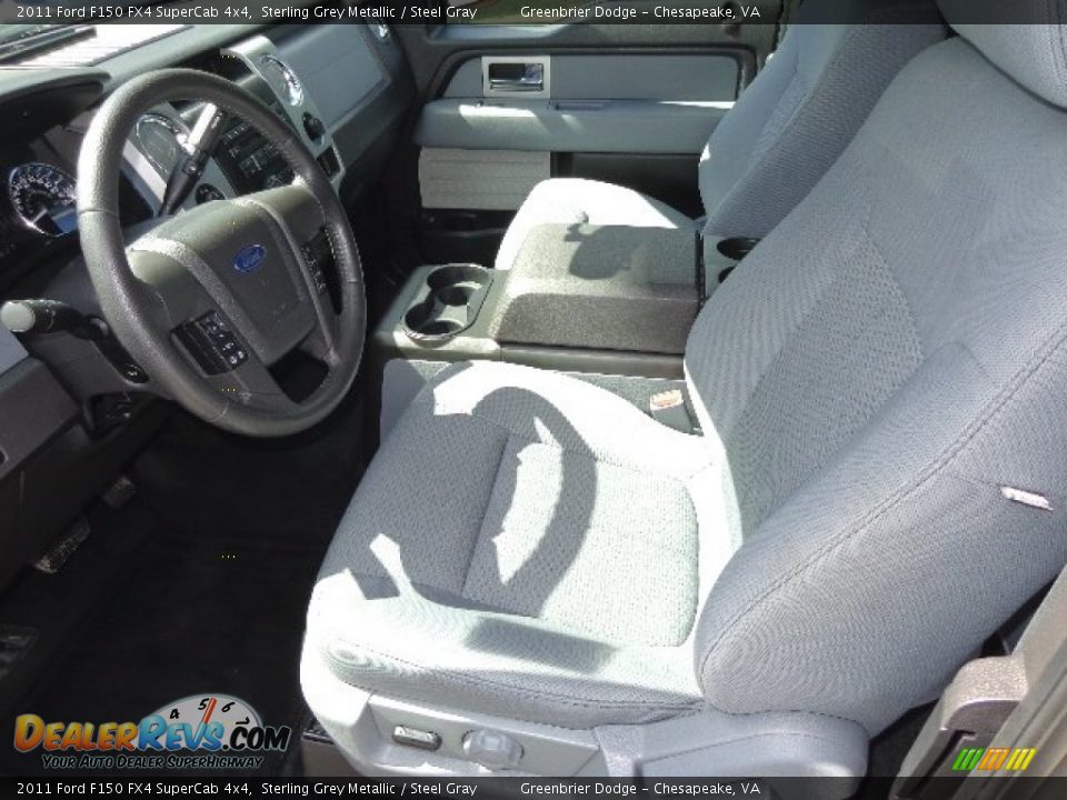 2011 Ford F150 FX4 SuperCab 4x4 Sterling Grey Metallic / Steel Gray Photo #20