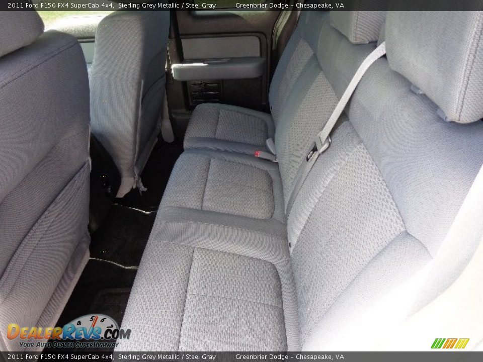2011 Ford F150 FX4 SuperCab 4x4 Sterling Grey Metallic / Steel Gray Photo #21