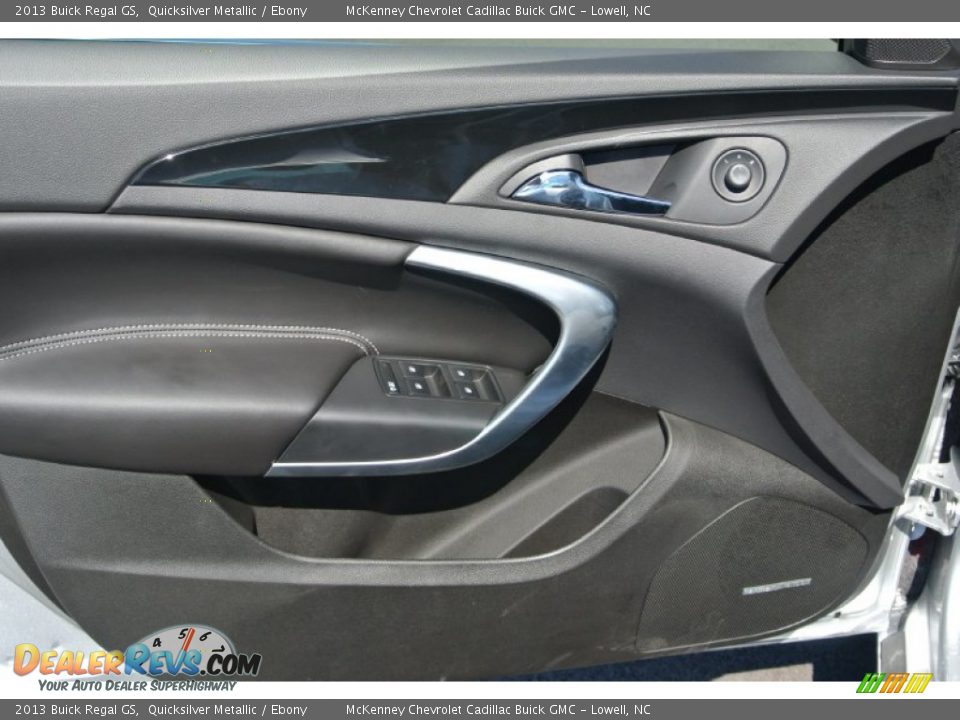 2013 Buick Regal GS Quicksilver Metallic / Ebony Photo #9
