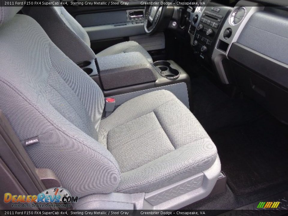 2011 Ford F150 FX4 SuperCab 4x4 Sterling Grey Metallic / Steel Gray Photo #22