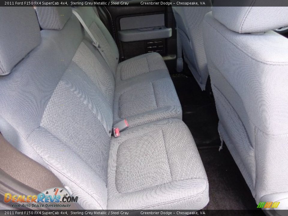 2011 Ford F150 FX4 SuperCab 4x4 Sterling Grey Metallic / Steel Gray Photo #23