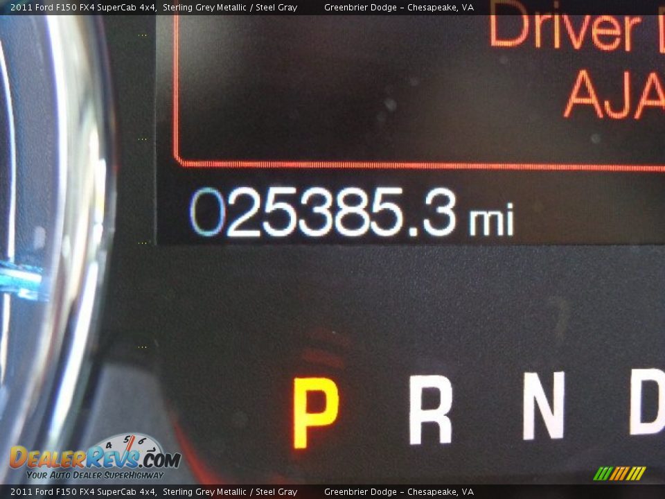 2011 Ford F150 FX4 SuperCab 4x4 Sterling Grey Metallic / Steel Gray Photo #24