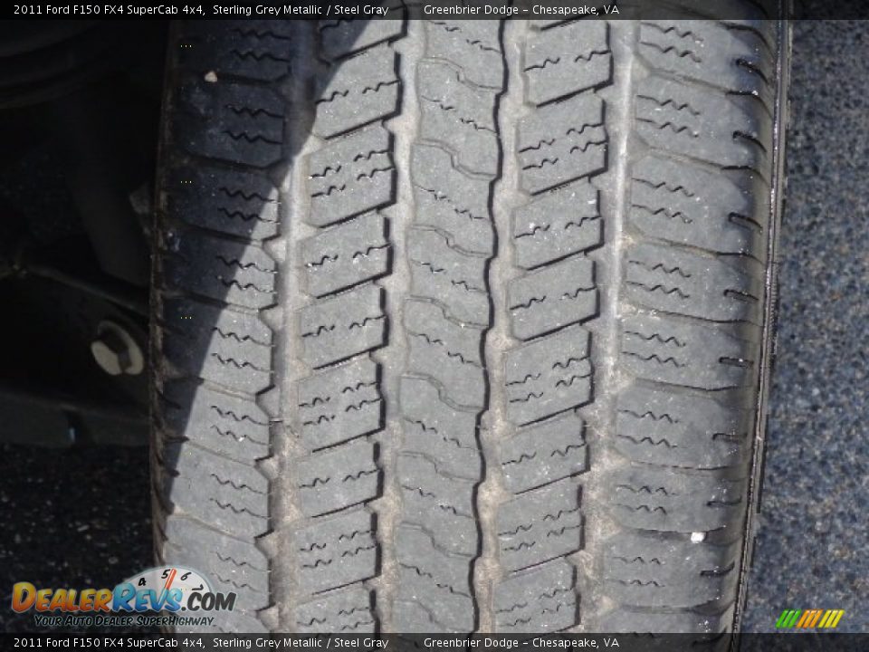 2011 Ford F150 FX4 SuperCab 4x4 Sterling Grey Metallic / Steel Gray Photo #26