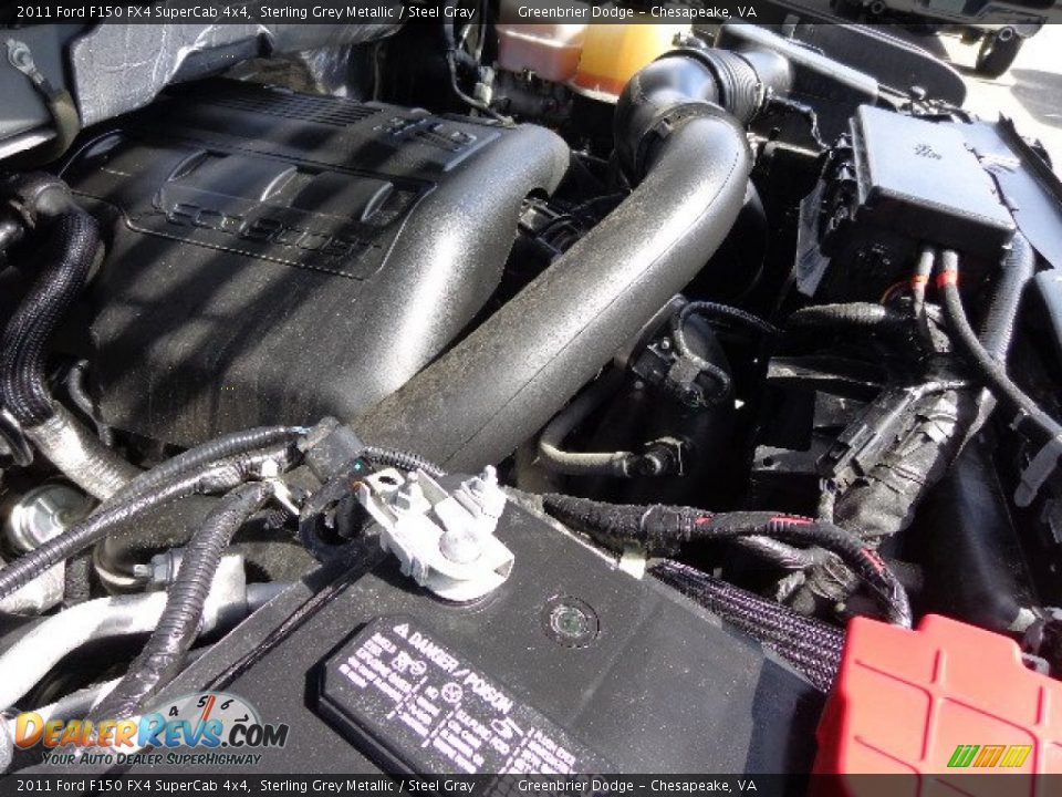 2011 Ford F150 FX4 SuperCab 4x4 Sterling Grey Metallic / Steel Gray Photo #27
